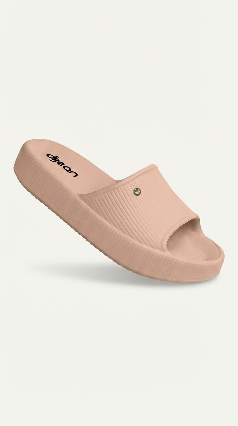 Chinelo Slide Dijean 32880001 Nude