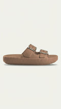 Chinelo Slide Dijean 32930001 Caramelo Ouro