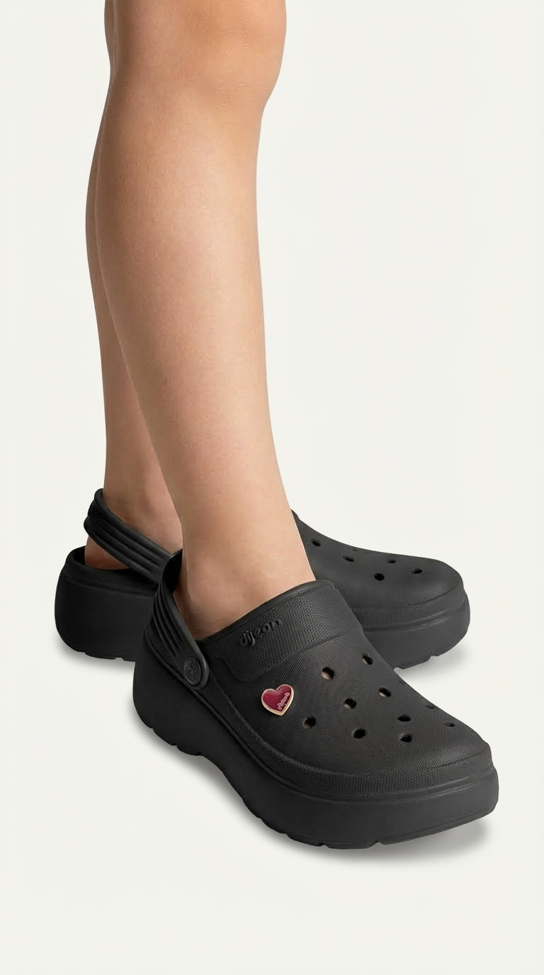 Clog Dijean 33070001 Preto