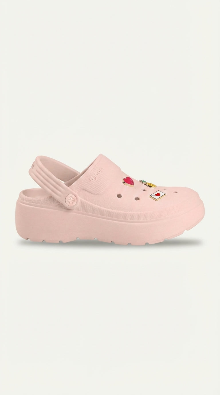 Clog Dijean 33070002 Rosa Claro