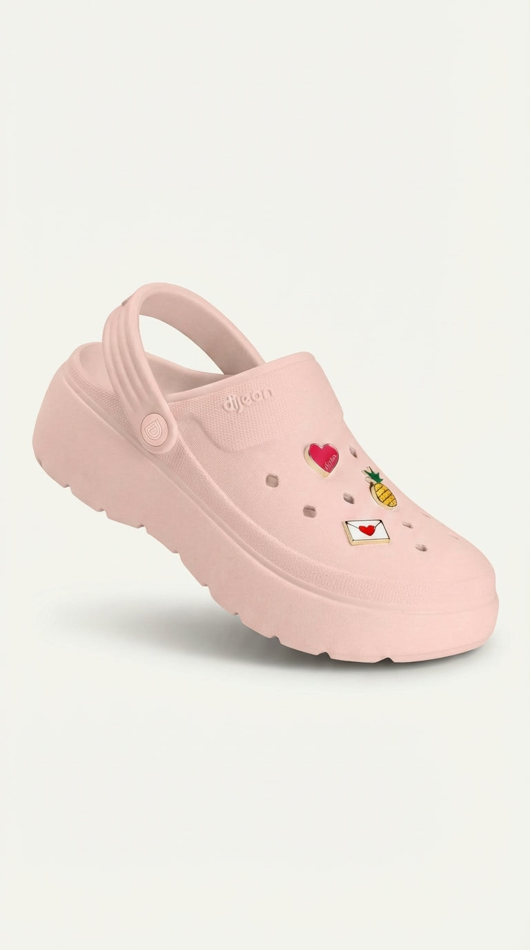 Clog Dijean 33070002 Rosa Claro