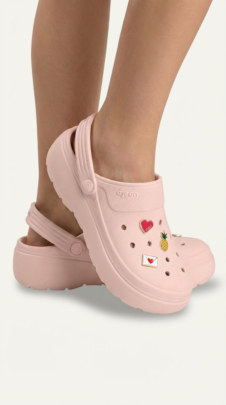 Clog Dijean 33070002 Rosa Claro