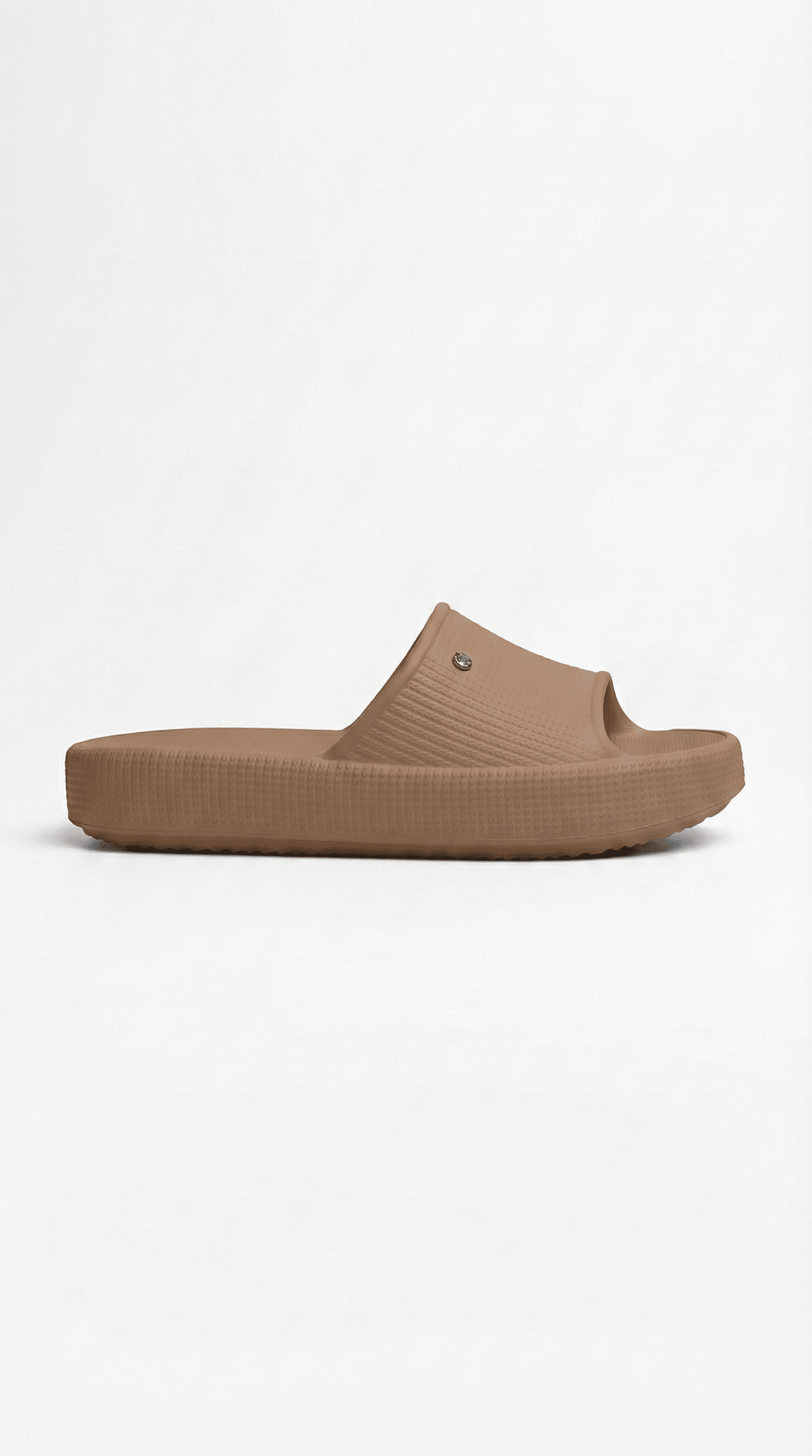 Chinelo Slide Dijean 32880001 Caramelo