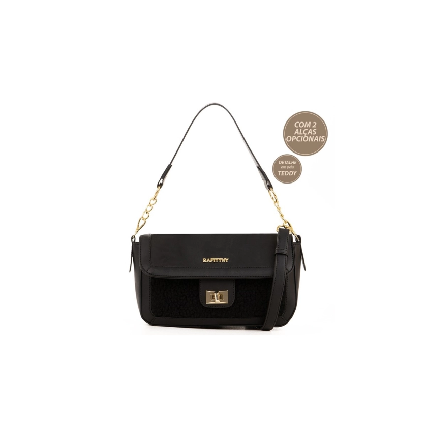 A Bolsa Feminina Rafitthy Preta com Alça Detalhe Dourado Pequena é uma escolha sofisticada e versátil para mulheres que buscam praticidade e estilo. Feita com material de alta qualidade em um elegante tom de preto, esta bolsa combina facilmente com qualquer look, enquanto o detalhe dourado na alça adiciona um toque de glamour discreto. Seu tamanho pequeno oferece praticidade para o dia a dia, mantendo os itens essenciais organizados e ao alcance das mãos. O forro em tecido adiciona um toque de requinte, garantindo que esta bolsa seja não apenas funcional, mas também elegante em todos os momentos. Ideal para mulheres modernas e em movimento, a Bolsa Feminina Rafitthy Preta com Alça Detalhe Dourado Pequena é perfeita para diversas ocasiões. Ao escolher esta bolsa, você está optando por um acessório que une beleza, conforto e durabilidade em um só lugar. Não hesite em adquirir esta peça para adicionar um toque de sofisticação ao seu visual.