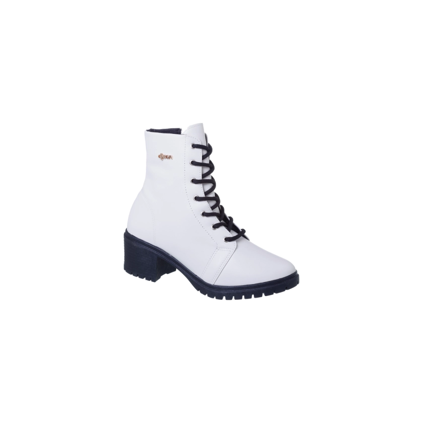 Na foto, temos uma linda bota Coturno Cano Alto Feminino Dijean Tratorado na cor off white! Este calçado é perfeito para elevar seu estilo e conforto durante o inverno. A linha de coturnos femininos da Dijean oferece uma variedade de modelos irresistíveis, combinando design moderno e qualidade excepcional. Escolha o seu par e esteja pronta para enfrentar o inverno com confiança e elegância! ❄️❤️