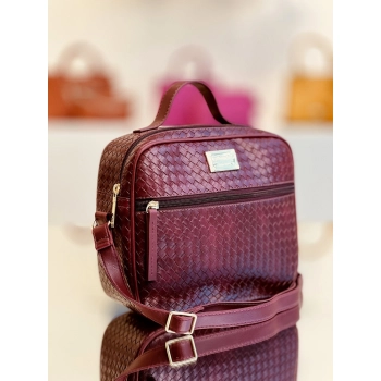 Bolsa Feminina Rafitthy Cabernet Vermelha