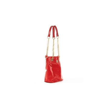 Bolsa Feminina Rafitthy Saco Verniz Vermelho Ferrari