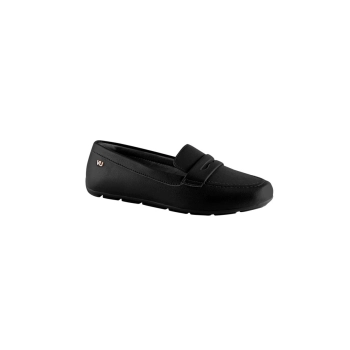 Mocassim Feminino Via Uno Preto