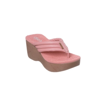 Tamanco Feminino Dijean Plataforma Comfy Rosa Peonia